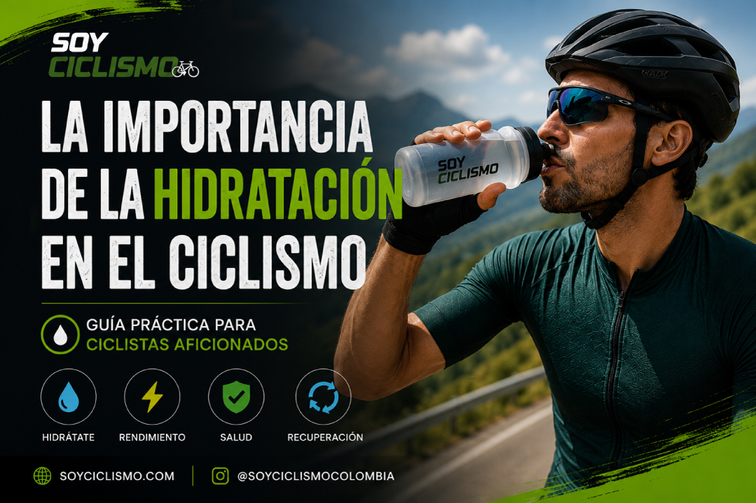 la importancia de la hidratacion en el ciclismo, guia para recreativos